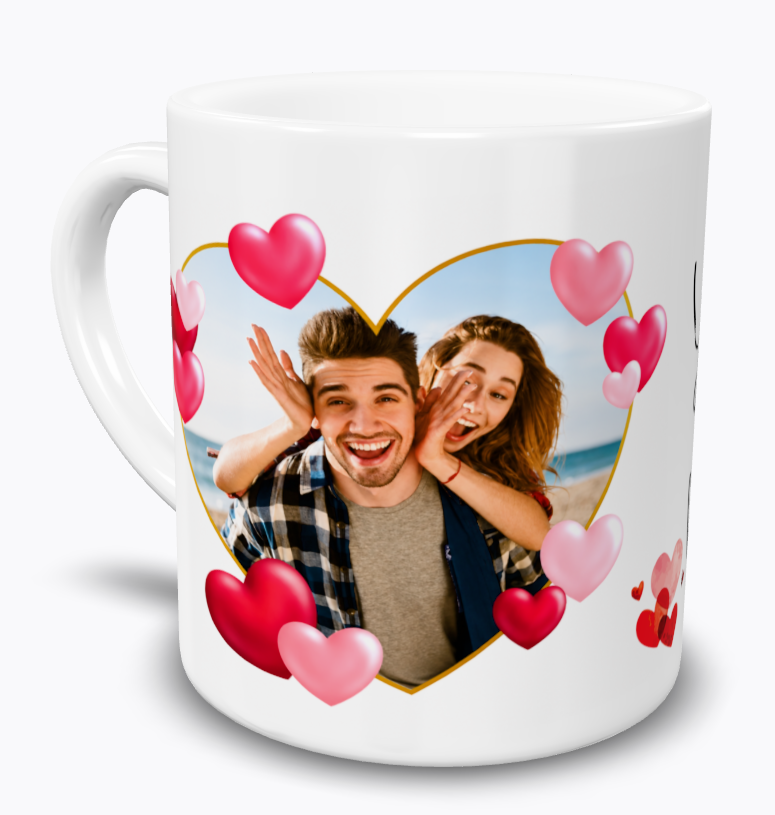 You & I Personalized Couple Photo Mug by TheMugProjekt
