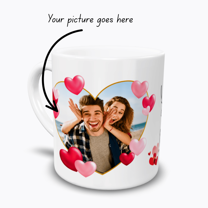 You & I Personalized Couple Photo Mug by TheMugProjekt